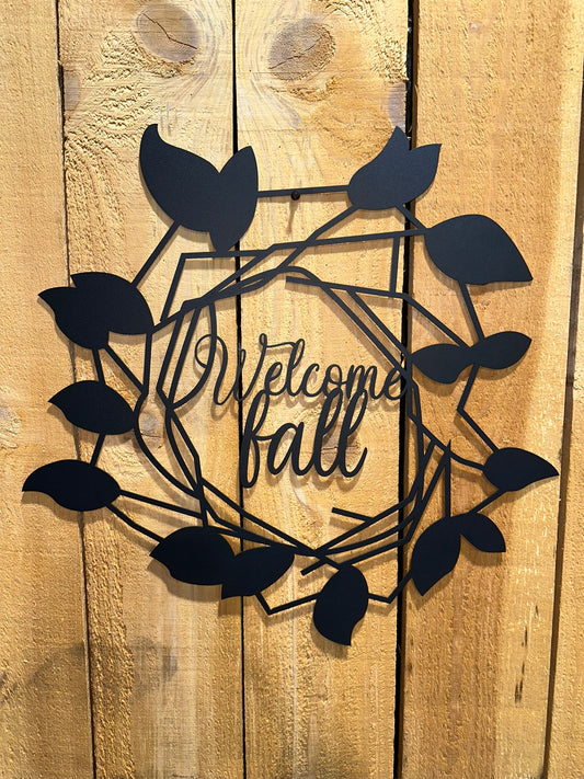 Welcome Fall Wreath